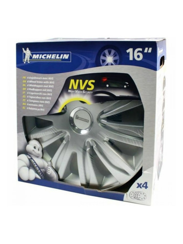 Тасове Michelin Сив Сребрист 16" 4 Части