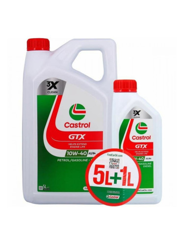 Моторно Масло за Автомобили Castrol GTX 10W 40 6 L