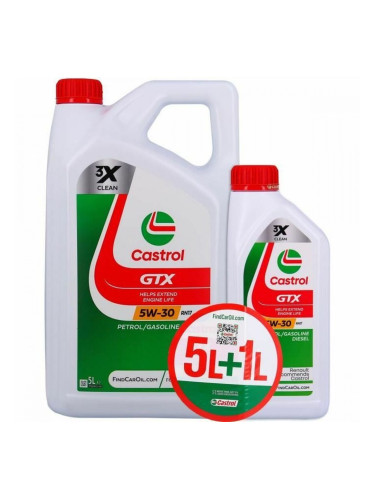 Моторно Масло за Автомобили Castrol GTX 5W 30 6 L