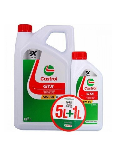 Моторно Масло за Автомобили Castrol GTX 5W 30 6 L