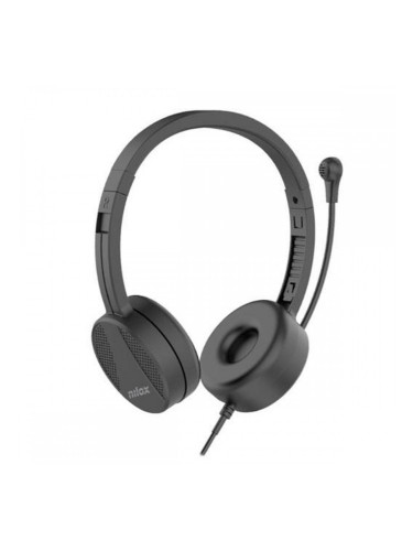 Слушалки Nilox Черен 1,8 m