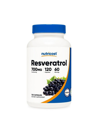 Ресвератрол 250 mg 120 капсули | Nutricost