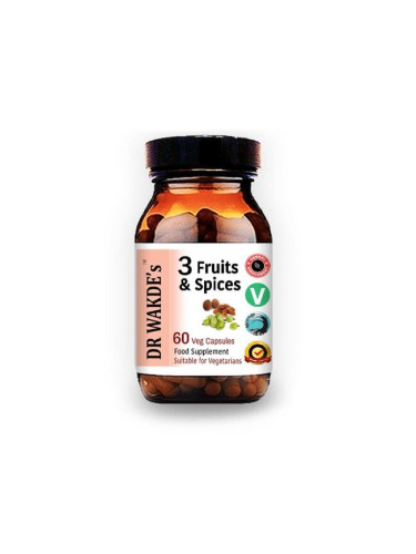 3 Fruits & Spices / 3 Плода & Подправки Аюрведа, 60 капсули DR WAKDE’s