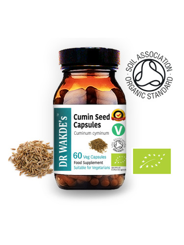 Кимион семена (Cumin Seed) при нарушено храносмилане, висок холестерол и диабет, 60 капсули