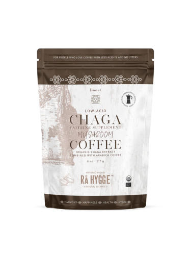 Кафе Aрабика с екстракт от гъба Чага, смляно за еспресо, БИО 227 g | Rå Hygge