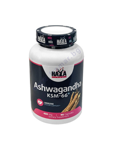 ХАЯ ЛАБС АШВАГАНДА KSM-66 капсули * 90