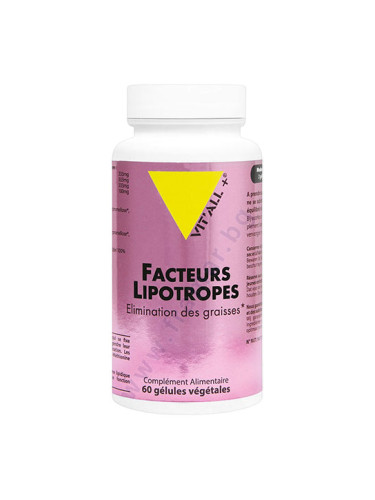 ЛИПОТРОПНИ ФАКТОРИ капсули * 60 VIT`ALL+