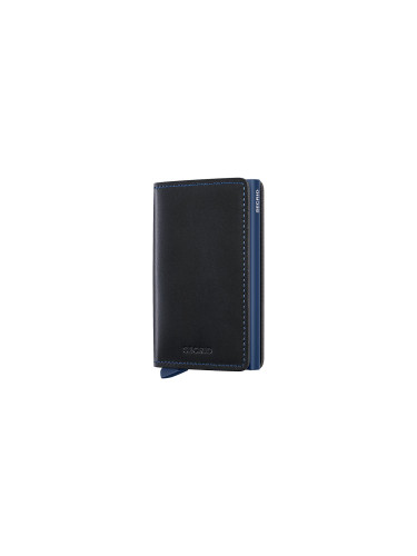 Secrid Slimwallet Original Black-Navy Unisex - Портфейли Secrid - Черен - SO-Black-Navy-One-size - Size: One size