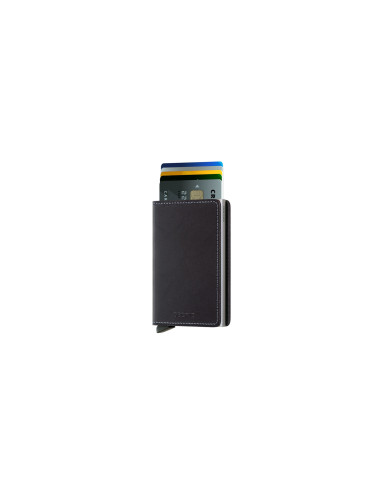 Secrid Slimwallet Original Black Unisex - Портфейли Secrid - Черен - SO-BLACK-One-size - Size: One size