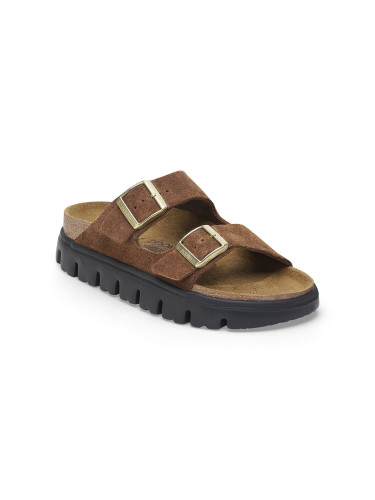 Birkenstock Arizona Chunky Suede Leather Narrow Fit Brown Жени - Сандали Birkenstock - Кафяв - 1028389-3.5 - Size: 3.5