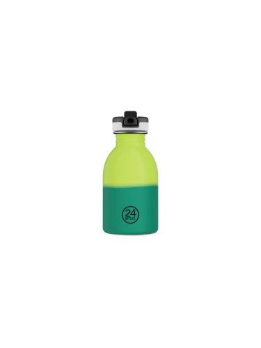 24 Bottles Urban Bottle 250ml REactive Yellow/Green - Sport Lid Unisex - Бутилки 24Bottles - Жълт - UB_025_2007-One-size - Size: One size