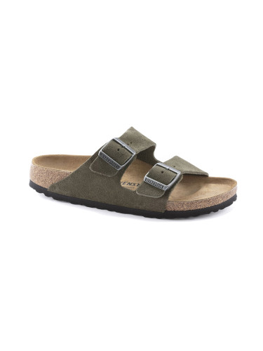 Birkenstock Arizona Suede Leather Regular Fit Мъже - Сандали Birkenstock - Зелен - 1025070-5.5 - Size: 5.5