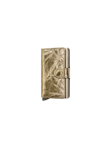 Secrid Miniwallet Crunch Gold Unisex - Портфейли Secrid - Gold - MCr-Gold-One-size - Size: One size