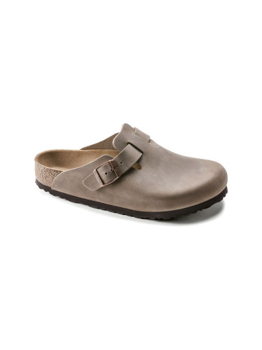 Birkenstock Boston Oiled Leather Narrow Fit Жени - Сандали Birkenstock - Светло кафяв - 960813-10.5 - Size: 10.5