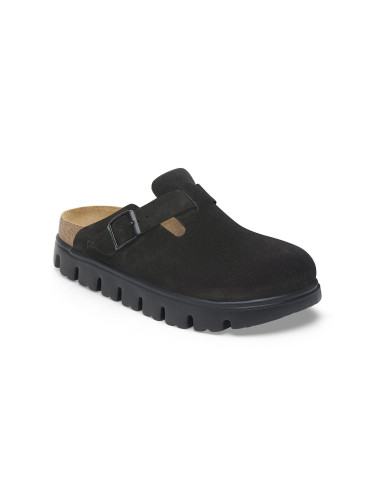 Birkenstock Boston Chunky Suede Leather Narrow Fit Black 1028317 Жени - Сандали Birkenstock - Черен - 1028317-3.5 - Size: 3.5