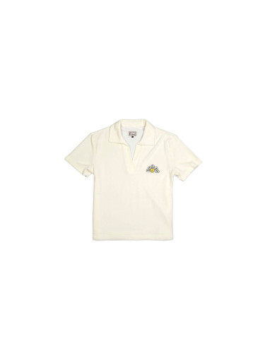 The Dudes Leony Women Polo Shirt Vanilla Жени - Тениски The Dudes - Светло кафяв - 101775-SS24-L - Size: L