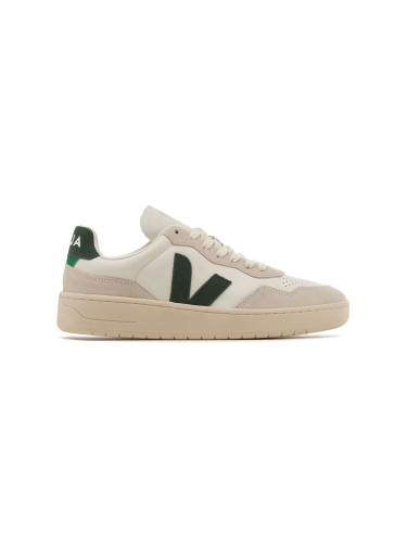 Veja V-90 O.T. Leather Ex-White-Cyprus Жени - Спортни обувки Veja - Бял - VD2003384A-6 - Size: 6