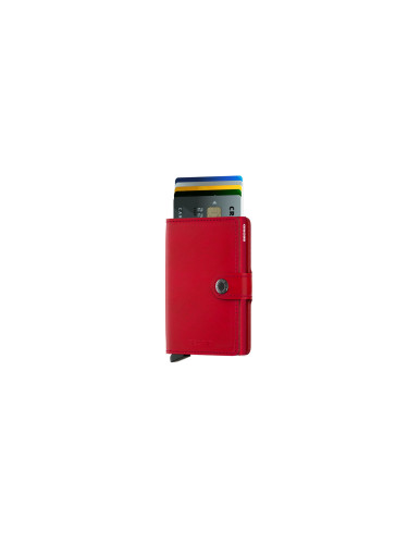 Secrid Miniwallet Original Red-Red Unisex - Портфейли Secrid - Червен - M-RED-RED-One-size - Size: One size