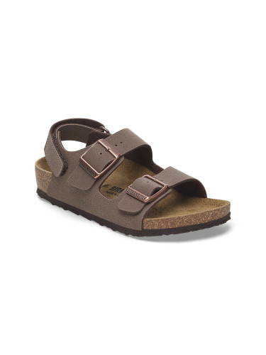 Birkenstock Milano AS Kids Birko-Flor Birkibuc Narrow Fit Жени,Деца - Сандали Birkenstock - Кафяв - 1029474-2.5 - Size: 2.5