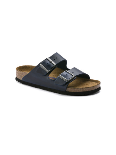 Birkenstock Arizona Soft Footbed Oiled Nubuck Leather Narrow Fit Blue Жени - Сандали Birkenstock - Син - 1013644-3.5 - Size: 3.5