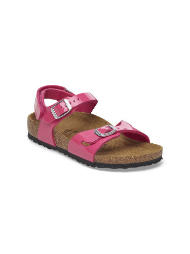 Birkenstock Rio AS Kids Birko-Flor Patent Regular Fit Жени,Деца - Сандали Birkenstock - Розов - 1029497-3.5 - Size: 3.5