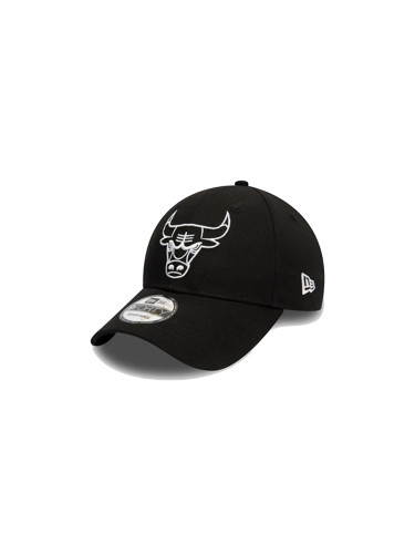 New Era Chicago Bulls Essential Outline Black 9FORTY Unisex - Шапки New Era - Черен - 12292586-One-size - Size: One size