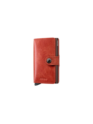 Secrid Miniwallet Vintage Orange Unisex - Портфейли Secrid - Оранжев - MV-Orange-One-size - Size: One size