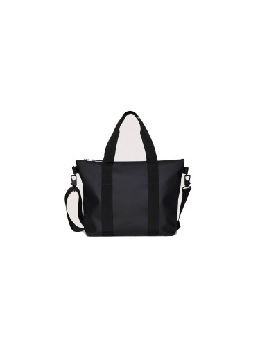 Rains Tote Bag Micro Black Unisex - Раници и чанти Rains - Черен - 14180-01-One-size - Size: One size