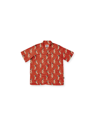 The Dudes Ladies Red Hawaiian Shirt Мъже - Риза The Dudes - Многоцветен - 202262-M - Size: M