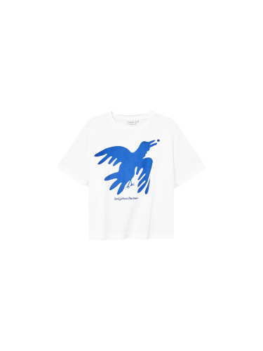 Dedicated T-shirt Vadstena The Phoenix Bird White Жени - Тениски Dedicated - Бял - 22853-M - Size: M