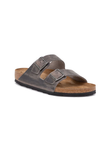 Birkenstock Arizona Natural Leather Oiled Regular Fit Unisex - Сандали Birkenstock - Кафяв - 1027046-3.5 - Size: 3.5