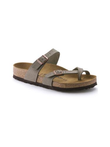 Birkenstock Mayari BF-Nubuck Stone Regular Fit Жени - Сандали Birkenstock - Кафяв - 71071-10.5 - Size: 10.5