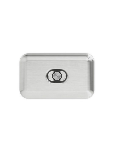 24 Bottles Lunchbox Brushed Steel 1300 ml Unisex - Бутилки 24Bottles - Сив - LB_130_1659-One-size - Size: One size