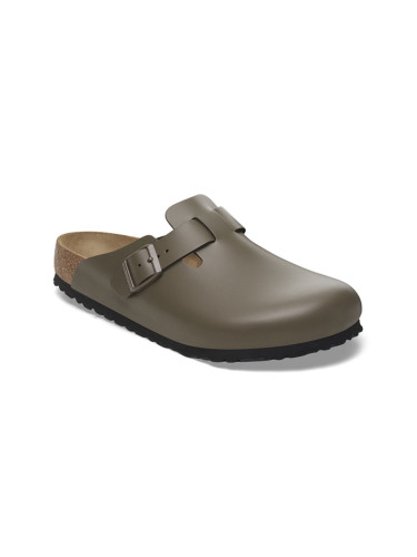 Birkenstock Boston Natural Leather Narrow Fit Жени - Сандали Birkenstock - Сив - 1029156-4.5 - Size: 4.5