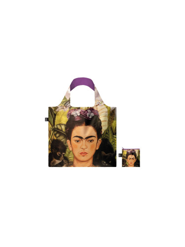 Loqi FRIDA KAHLO Self Portrait Recycled Bag Unisex - Раници и чанти LOQI - Многоцветен - FK.SP.R-One-size - Size: One size