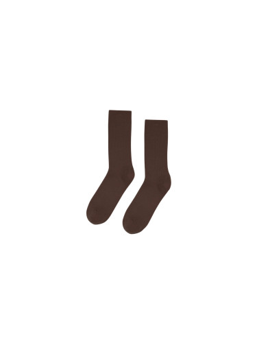 Colorful Standard Classic Organic Socks Brown Мъже - Чорапи Colorful Standard - Кафяв - CS6001-CB-One-size - Size: One size