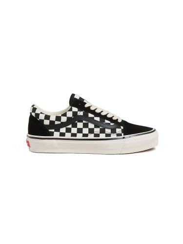 Vans LX Old Skool Checkerboard Shoe Black White Мъже - Спортни обувки Vans - Черен - VN000D56BZW-10 - Size: 10
