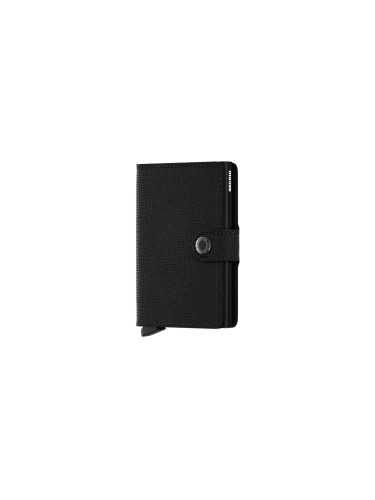 Secrid Miniwallet Crisple Black Unisex - Портфейли Secrid - Черен - MC-Black-One-size - Size: One size