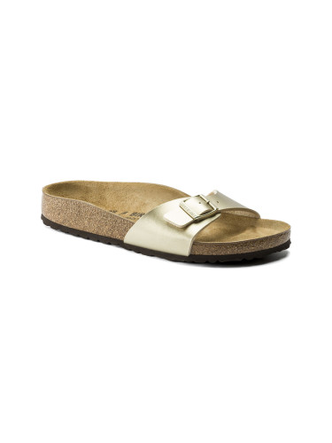 Birkenstock Madrid Birko-Flor Gold Narrow Fit Жени - Сандали Birkenstock - Жълт - 1016107-8 - Size: 8
