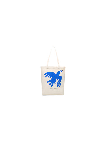 Dedicated Tote Bag Torekov The Phoenix Bird Off-White Unisex - Раници и чанти Dedicated - Бял - 22879-One-size - Size: One size