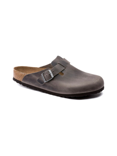 Birkenstock Boston BS Narrow Fit Мъже - Сандали Birkenstock - Сив - 1013256-9 - Size: 9