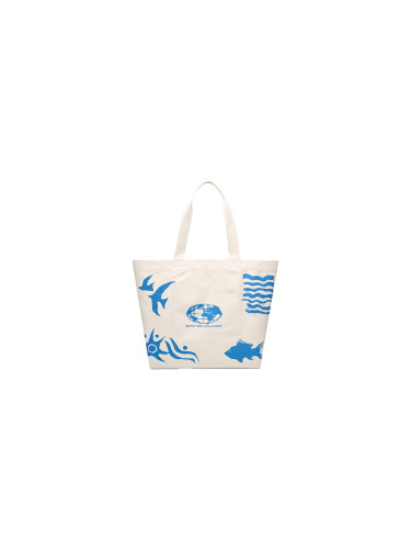 Dedicated Beach Bag Sundre Beach Collage Off-White Unisex - Раници и чанти Dedicated - Offwhite - 22671-One-size - Size: One size