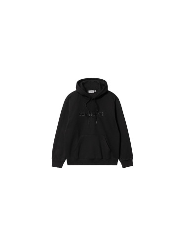 Carhartt WIP Hooded Carhartt Sweatshirt Black Мъже - Суитшърти и блузи с качулка Carhartt WIP - Черен - I030547_00E_XX-L - Size: L