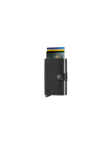 Secrid Miniwallet Original Black Unisex - Портфейли Secrid - Черен - M-BLACK-One-size - Size: One size