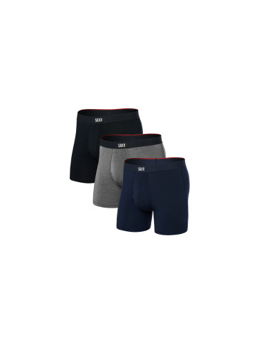 Saxx Vibe Xtra (3 Pack) Soft Comfort Boxer Brief 6" Мъже - Бельо Saxx - Многоцветен - SXPP3VX-BHN-L - Size: L