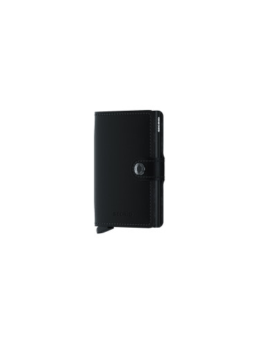Secrid Miniwallet Matte Black Unisex - Портфейли Secrid - Черен - MM-Black-One-size - Size: One size