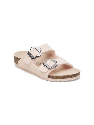 Birkenstock Arizona Flower Buckle Kids Birko-Flor Narrow Fit Жени,Деца - Сандали Birkenstock - Светло кафяв - 1029490-34 - Size: 34