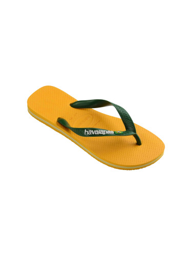 Havaianas Brasil Amarelo Pop Unisex - Flip Flop Havaianas - Жълт - H4110850-1740-BRA-37/38 - Size: BRA-37/38
