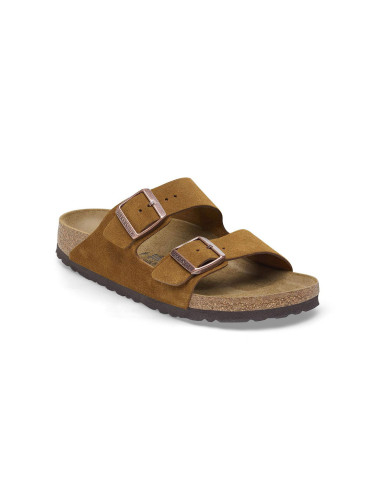 Birkenstock Arizona Suede Leather Regular Fit Brown Жени - Сандали Birkenstock - Кафяв - 1027082-10.5 - Size: 10.5