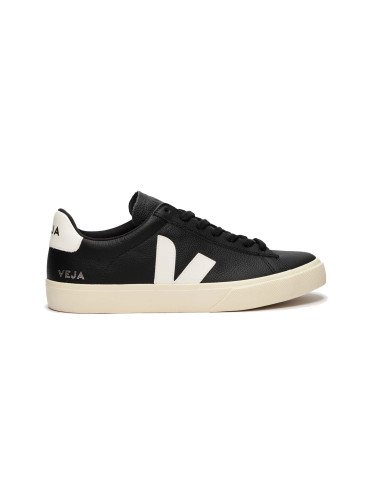 Veja CAMPO CHROMEFREE LEATHER Black White Жени - Спортни обувки Veja - Черен - CP0501215A-3 - Size: 3